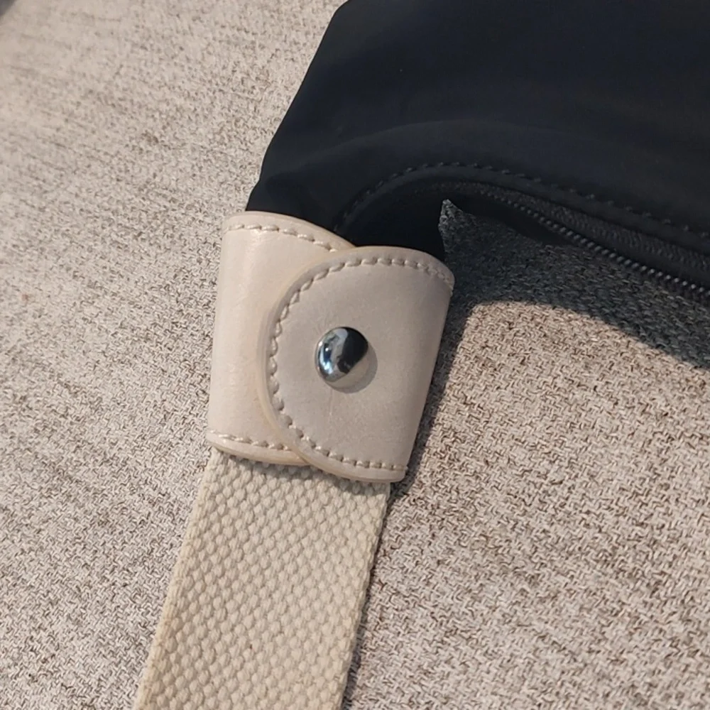 Brandy Melville Cream and Black Shoulder Bag Used *Spots